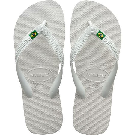 Chinelo Havaianas Unissex Brasil LIGHT 35/6 Branco