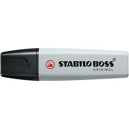 Caneta Marca Texto Stabilo BOSS 70/194 Cinza