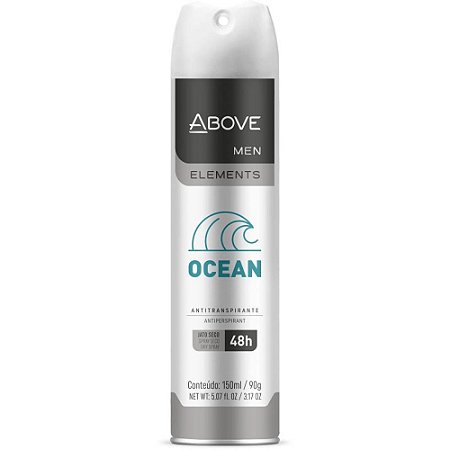 Desodorante Aerossol Above ELEMENTS Ocean MEN 150ML