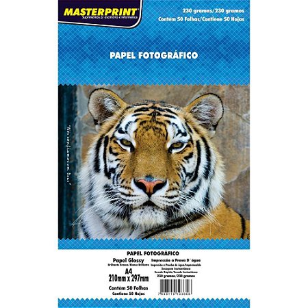 Papel Fotografico INKJET A4 230G