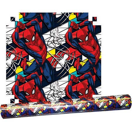 Plastico Adesivo 45CMX10M SPIDER-MAN PVC