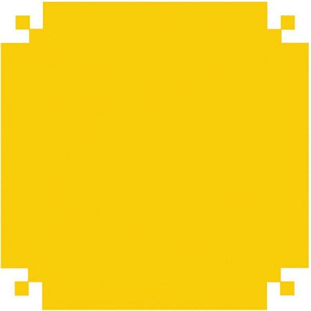 Plastico Adesivo 45CMX10M PVC Fosco Amarelo