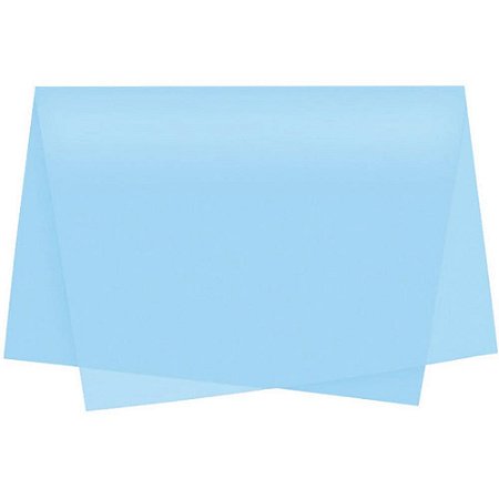 Papel de Seda Azul Claro 48X60CM 20G