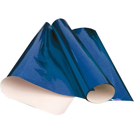 Papel Cartolina Laminado 48X60CM. Azul