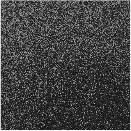 Placa em EVA com Gliter 60X40CM Preto 2MM