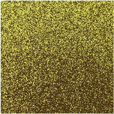 Placa em EVA com Gliter 60X40CM Ouro 2MM