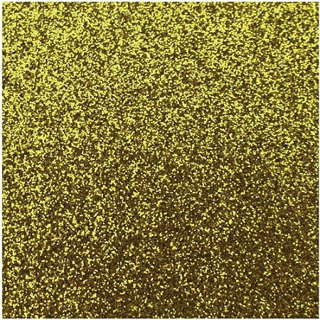 Placa em EVA com Gliter 60X40CM Ouro 2MM