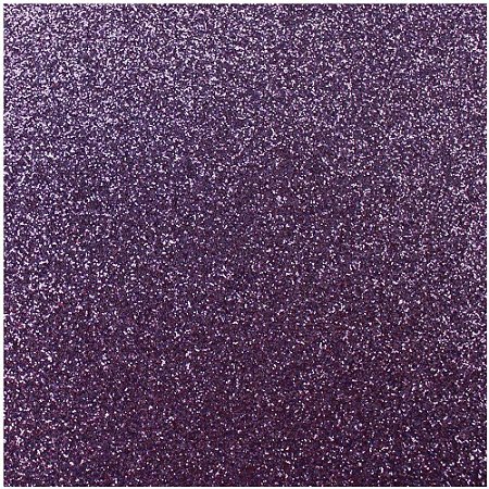 Placa em EVA com Gliter 60X40CM Lilas 2MM
