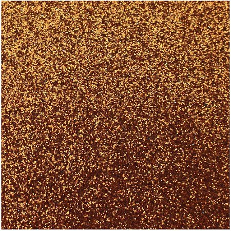 Placa em EVA com Gliter 60X40CM Cobre 2MM
