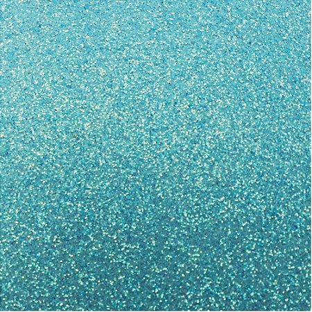 Placa em EVA com Gliter 60X40CM Azul Celeste 2MM