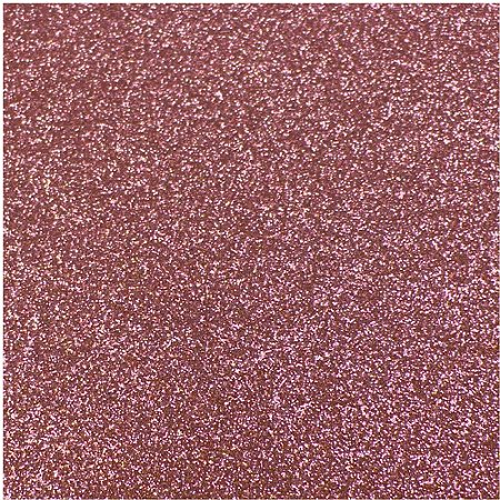 Placa em EVA com Gliter 48X40CM. Rosa Claro 2MM.