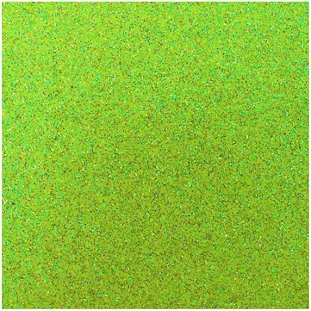 Placa em EVA com Gliter 48X40CM. Verde Neon 2MM.