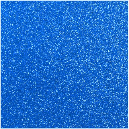 Placa em EVA com Gliter 48X40CM Azul Meia Noite 2MM