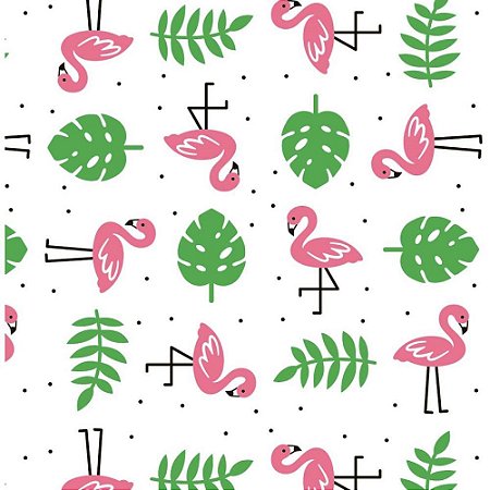 Placa em EVA Estampado 60X40CM Flamingo 2MM.
