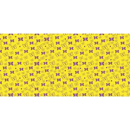 Placa em EVA Estampado 60X40CM Borboletas 2MM