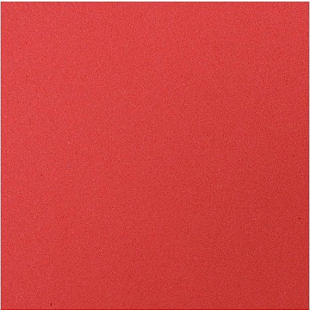 Placa em EVA Atoalhado 48X40CM Vermelho 2MM