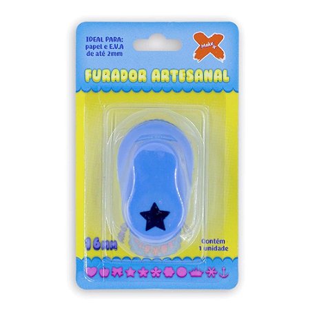 Furador Papel e EVA Regular Estrela 16MM
