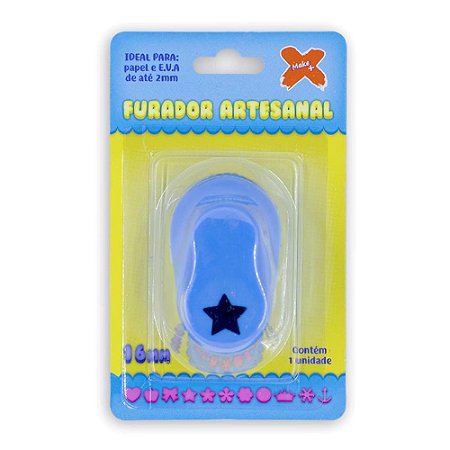 Furador Papel e EVA Regular Estrela 16MM