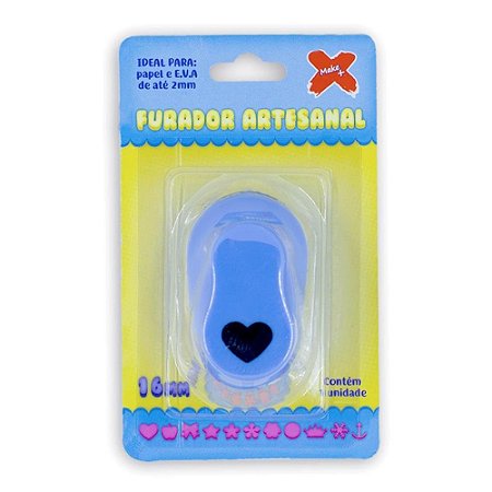Furador Papel e EVA Regular Coracao 16MM