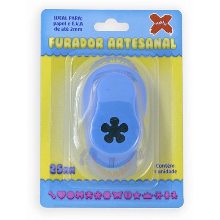 Furador Papel e EVA Jumbo FLOR Helice 25MM
