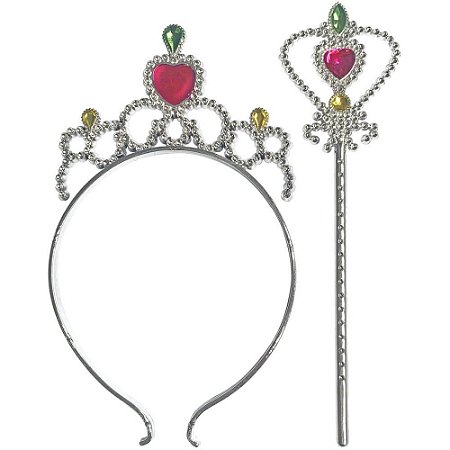 Fantasia Acessorio Tiara Coroa e Varinha Love