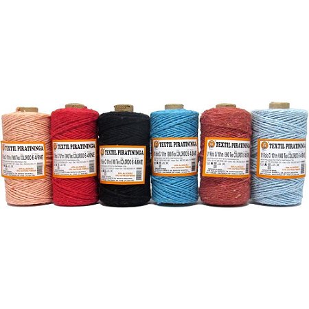Barbante Colorido 100G 6 Fios Rolo 101M Color
