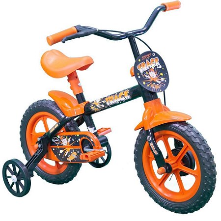 Bicicleta Infantil ARO 12 ARCO IRIS Laranja