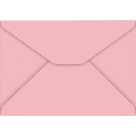 Envelope Carta Colorido 114X162MM Rosa Claro 85G