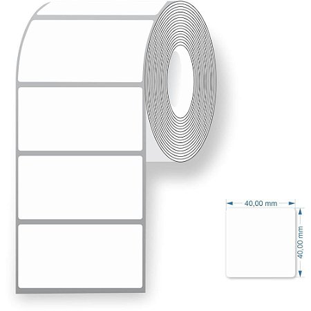 Etiqueta para Balanca Termica Neutra 40X40MM 25MTS.
