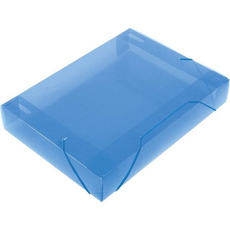 Pasta ABA Elastica Plastica Oficio 55MM Azul SOFT