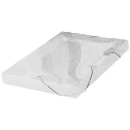 Pasta ABA Elastica Plastica Oficio 40MM Cristal (7898048138761)