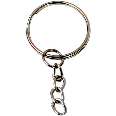 Artesanato Argola Chaveiro Corrente 25MM PCT.C/100