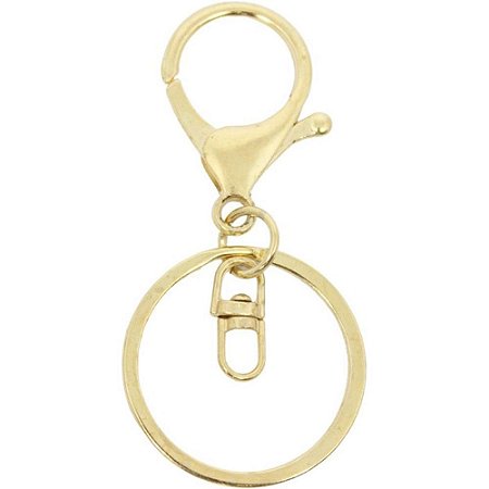 Aviamento Fecho Lagosta C/ARGOLA Dourado KIT PCTE C/10