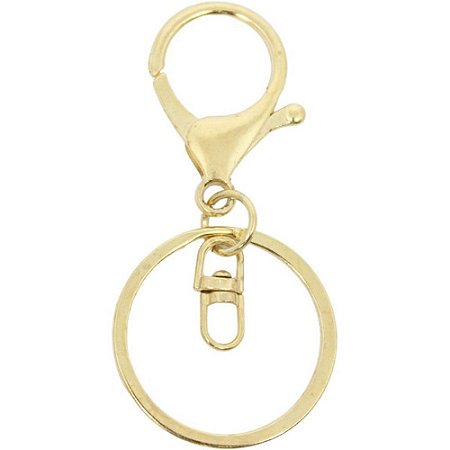 Aviamento Fecho Lagosta C/ARGOLA Dourado KIT PCTE C/10