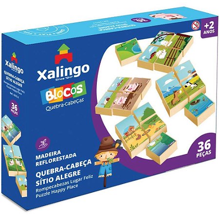 QUEBRA-CABECA Madeira Sitio Alegre 36PCS