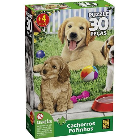 QUEBRA-CABECA Cartonado Cachorros Fofinhos P30