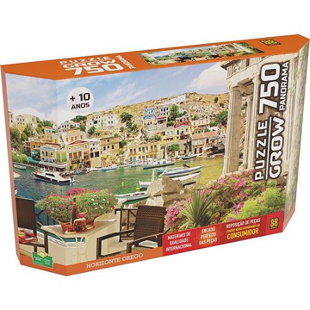 QUEBRA-CABECA Cartonado Horizonte Grego Panorama 750PC