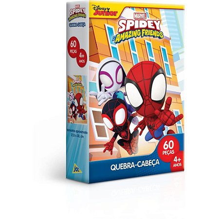 QUEBRA-CABECA Cartonado Spidey e Seus Amigos 60 PCS