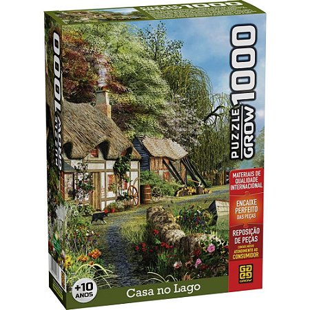 QUEBRA-CABECA Cartonado Casa NO Lago 1000 PCS