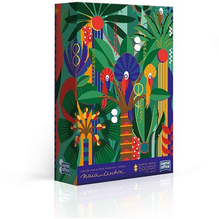 QUEBRA-CABECA Cartonado Naia Ceschin Folhas 500PC Nano