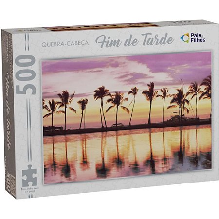 QUEBRA-CABECA Cartonado FIM de Tarde 500PCS