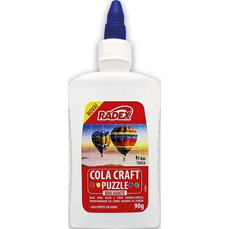 QUEBRA-CABECA Acessorios Cola CRAFT Puzzle Brilhant 90G