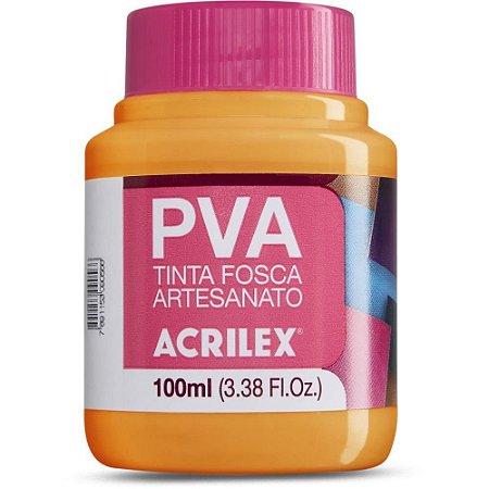 Tinta PVA 100 ML Amarelo Cadmio - Acrilex PCTE C/6