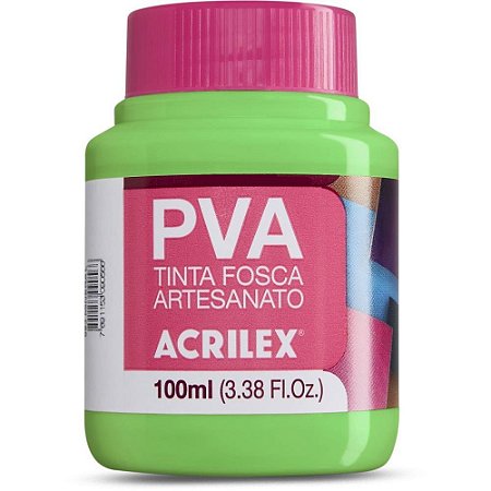 Tinta PVA 100ML. Verde Folha