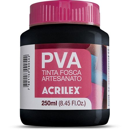 Tinta PVA 250ML. Preto