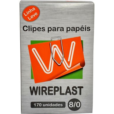 Clips Galvanizado ACO 8/0 Linha Leve C/170 UN.