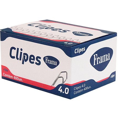 Clips Galvanizado ACO 4/0 C/400UN