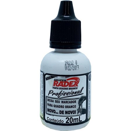 Tinta Marcador Quadro Branco Reabastecedor 20ML Preto