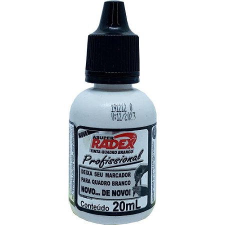 Tinta Marcador Quadro Branco Reabastecedor 20ML Preto