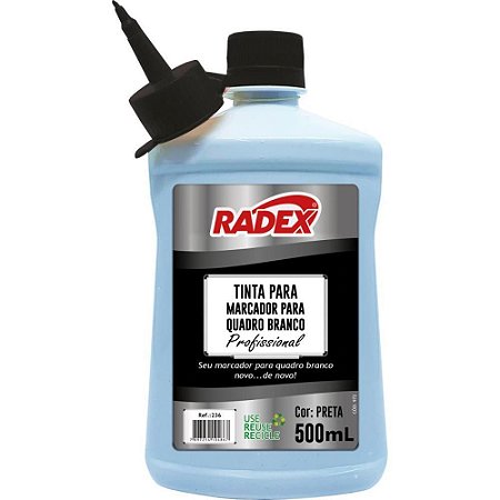 Tinta Marcador Quadro Branco Reabastecedor 500ML Preto (7897254104867)
